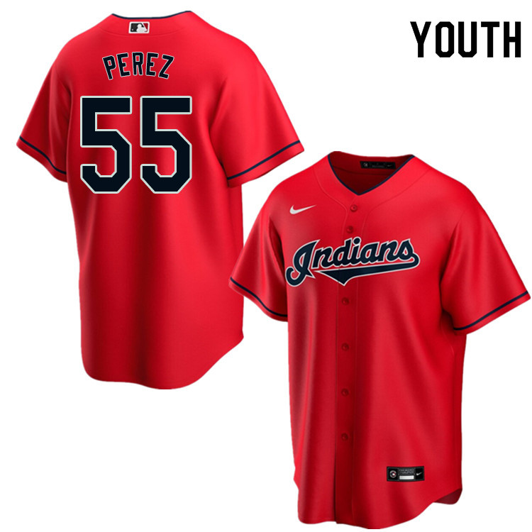 Nike Youth #55 Roberto Perez Cleveland Indians Baseball Jerseys Sale-Red